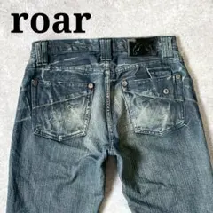 roar 二丁拳銃　デニム　ダメージ加工　ゴールドステッチ　y2k 00sのサムネイル