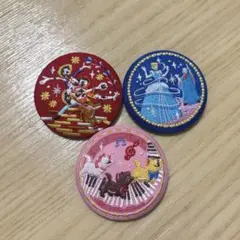ディズニー刺繍缶バッジ第2弾 3個セット