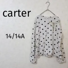 carter's ドット柄　【14/14A】長袖カットソー　トップス
