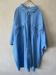 Columbia / PFG 大きいフィッシングシャツビッグサイズ　ブルー4XLのサムネイル