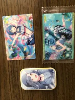 【第1弾】プロセカ ウエハースカード 雫・遥 ＆ 白石杏 缶バッジ セット