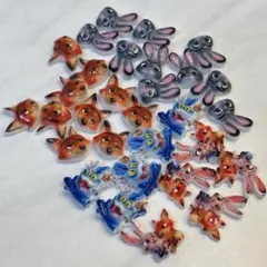 ネイルパーツ　ズートピア　30個