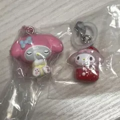 マイメロディ めじるしアクセサリー マスコットチャーム セット