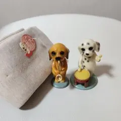 犬　置物　ダルメシアン　ダックス　　裏起毛ソックス