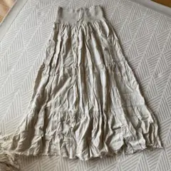 値下げ　goa フレアスカート ベージュ
