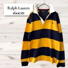 ラルフローレン／ラガーシャツ 長袖 襟付きシャツ ボーダー 160cm