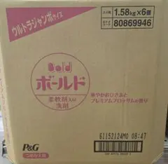 ボールド 液体 プレミアムブロッサムの香り 1.58kg×6個　ケース　箱のサムネイル