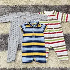 【baby Gap】 ロンパース カバーオール 3点セット 70