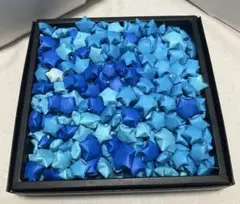 ラッキー約1.5cm幅青色系500個