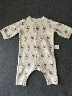 UNIQLO プーさんキルティングロンパース