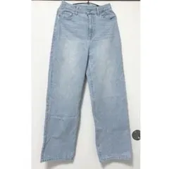 【美品】ハイウエスト デニム パンツ ストーン ライトブルーのサムネイル