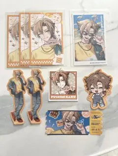 伏見ガク チェキ風カード ステッカー