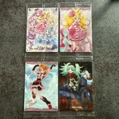 プリキュア ウエハース　イラストカード 4枚セット