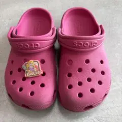 Crocs キッズサンダル ピンク FEARLESS 17cm