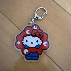 ハローキティ ミャクミャク アクリルキーホルダー