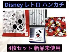 ディズニー Disney レトロ ハンカチ 新品 ミッキー ビンテージ　90年代
