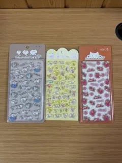 ぷくぷくシール 3シートセット