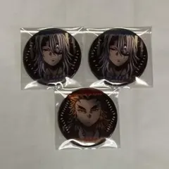 鬼滅の刃 無限城編 ものがたる眼差し缶バッジ 宇髄天元 煉獄槇寿郎