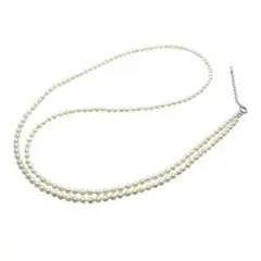 （ももこ様）あこや真珠 ベビーパール ロングネックレス 4.0-4.5mm