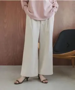 グローバルワーク イージーケア コーデュロイワイドパンツ