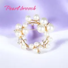 パールブローチ コサージュ韓国　卒業式 入学式 フォーマル パーティー