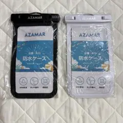 水中撮影も快適‼️スマホ防水ケース　ブラック　ホワイト　2枚セット