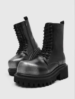 ZARA ボリュームレースアップブーツ 44 Rick Owens - メルカリ
