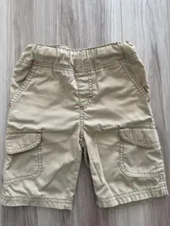西松屋 カーゴパンツ ハーフパンツ 半ズボン 100㎝ ベージュ