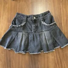 WEGO ブラックデニムスカート Sサイズ