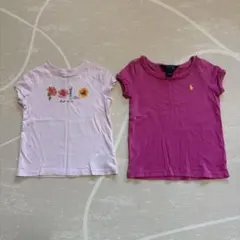 ポロ ラルフローレン ピンク Tシャツ 2枚セット 3T 100cm