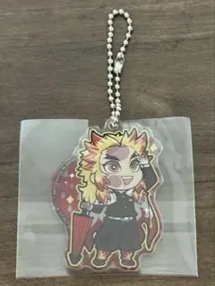 鬼滅の刃 ぴた！でふぉめ 和傘アクリルキーホルダー 煉獄杏寿郎
