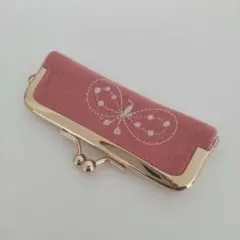 ミナペルホネン ハンドメイド がま口印鑑ケース choucho dop