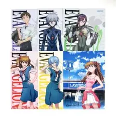 エヴァンゲリオン クリアファイル 6枚セット ローソン 限定