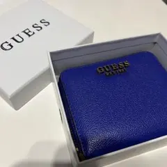 GUESS 二つ折り財布 パープルのサムネイル