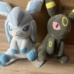 グレイシアとブラッキー　ぬいぐるみセット 約30cm