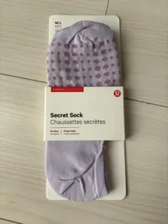 ルルレモンSecret Sock M/L ラベンダー色