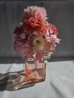 ブーケ型ピンク系プリザーブドフラワーアレンジメント