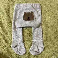 babyGap くまさんタイツ　グレー