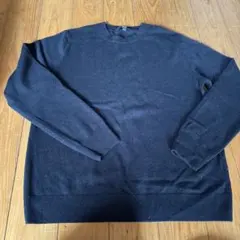 UNIQLO ダークブルー クルーネックセーター XL