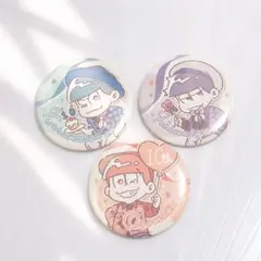 おそ松さん 10周年 缶バッジ 3点セットのサムネイル