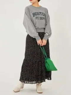 お値下げしました！新品タグ付き　グリーンレーベルリラクシング　セットアップ