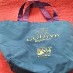 日本製品希少GODIVA 50周年記念トートバッグのサムネイル