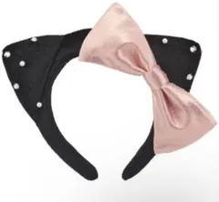 キティちゃん ユニバ カチューシャ ピンクリボン usj