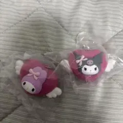 サンリオ　ガチャガチャ　夢みるエンジェルライトスイング　マイメロディ　クロミ