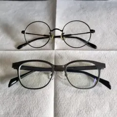 Zoff　JINS　メガネ2個セット　度入り