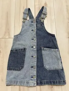 デニム ジャンバースカート 4歳用