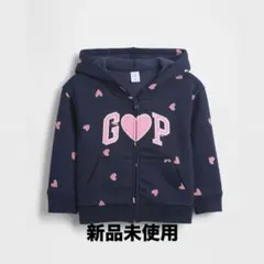 GAP ネイビー ハート柄 パーカー