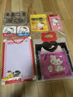 公*o様 【新品未使用】【レア商品】ハローキティ シールノート、タオル、巾着など