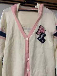 激レア　美品　ピンクラテ　カーディガン　平成女児　レトロ