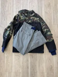 【redapple0322様専用】迷彩柄ジャケット・グレーパンツセット　XL